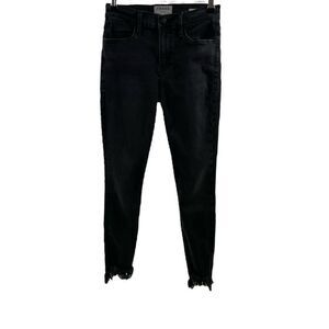 Frame Denim Black Le High Skinny Size 26